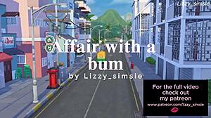 Innocent Redhead Gets Bent Over for Anal Fuck with Monster Cock on Street in Sims 4 3D