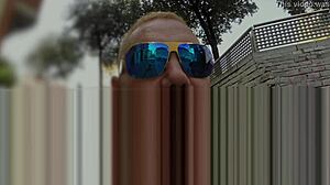 he negotiates a semi-public blowjob with a smoking hooker. then pounds her passionately in his apartment.