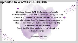 Femdom Gives Intense Jerk Off Instructions Leading To Orgasm In Domination Session