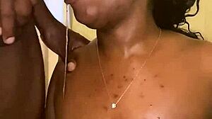 Feeling The Thrill As Thick Throat Goat Sucks Big Black Cock Before Missionary Fucking