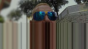 he negotiates a semi-public blowjob with a smoking hooker. then pounds her passionately in his apartment.