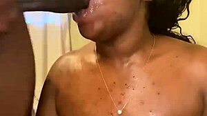 Feeling The Thrill As Thick Throat Goat Sucks Big Black Cock Before Missionary Fucking