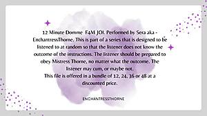 Femdom Gives Intense Jerk Off Instructions Leading To Orgasm In Domination Session