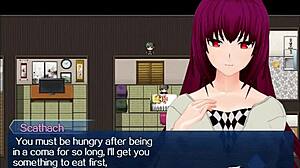 Caring for an old man in a small village prologue.