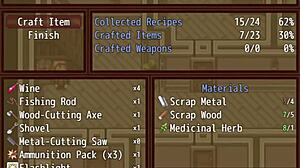 Picking up items in hentai game zombies retreat part 4