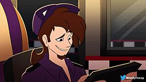 Foxy and Bonnie Explore Wild Intimate Moments Together