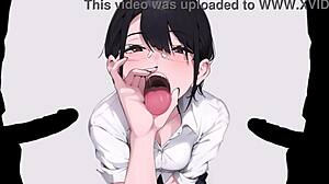 Immersive bukkake audio with deepthroat blowbang and jerk off instructions in Spanish