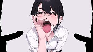 Immersive bukkake audio with deepthroat blowbang and jerk off instructions in Spanish