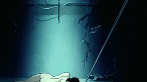Anime music video with hardcore gang bang and licking scenes in a city at night