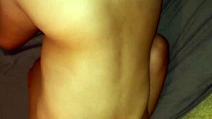 Descriptive scene of amateurs fucking without condom, featuring big black cock and monster cock action.