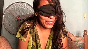 i command the submissive girl to suck my cock and obey