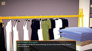 Redhead plays game in my new family