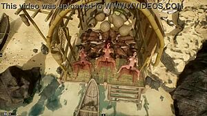 Beach Shack Group Sex with Wild Beats and Hardcore Action