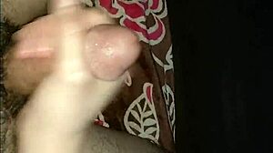 girl gives herself a relaxing massage and masturbates