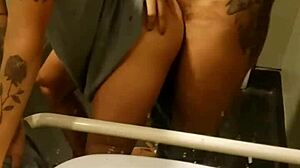 Public gay orgy sparks in shop bathroom