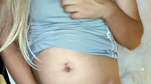 i enjoy touching my transsexual body sensually in crossdressing fun