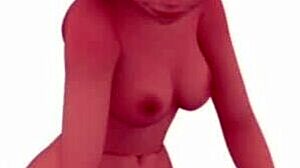 So, Helen Parr just went fully naked in this 3D scene.