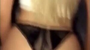 Real amateur blonde bends over for doggystyle fucking