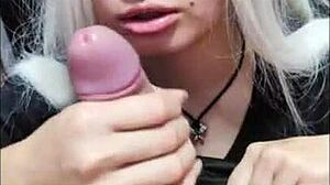 White Wolf Ofc: White Moon Me Chupou Das Bolas A Cabeça With Deepthroat Blowjob