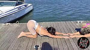 i found the best way to burn calories with a hot milf friend