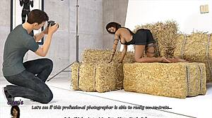 Big City Pleasures 79 Sexy Brunette Shows Big Fake Boobs!