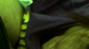 Lightskin amateur giving a close-up blowjob