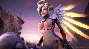 compilation of mercy from overwatch 😍