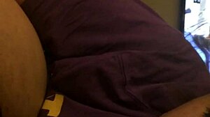 Lightskin amateur giving a close-up blowjob