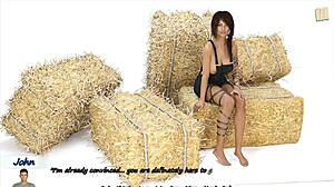 Big City Pleasures 79 Sexy Brunette Shows Big Fake Boobs!