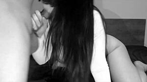 Vizooo69 Fucks Herself With Huge Dildo And Sucks Cock Homemade.