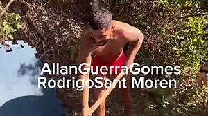 meus alunos veio me ajudar a arrumar o tatame para treinar na minha ch�cara