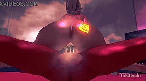 dominant cowgirl rides hard with epic boobjobs in hot anime