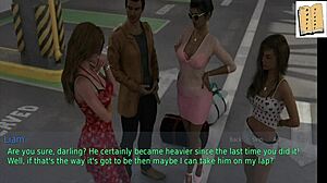 Blonde MILF wife fucks stepmother in homemade game.