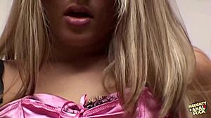 Wow! Only Big DPs and Cum in Mouth Satisfy This Blonde Anal Bitch!