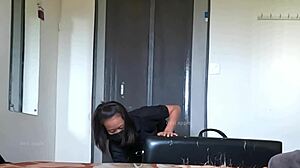 i'm flashing my cock in this indian spa massage for teen 18+