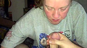 Blonde Lass Blowing Cock