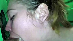 porta gloryhole, you gonna swallow that cum, redhead?