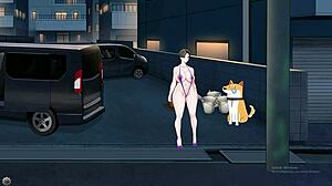 Shameless Milf Shows Big Ass And Tits!