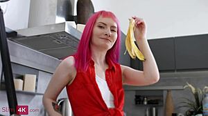 slim4k teen 18+ babe gets cumshot on pretty face after doggystyle fuck