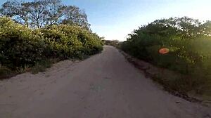 sumaya ganesha fucks in public on beach for car help