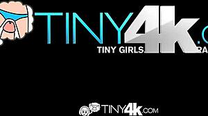 Tiny4k Brunette Shiloh Sharada Preps Pussy with Toys Before Intense Cock and Facial.