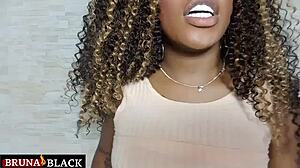 Join me, cute ebony teen, for a guided virtual handjob with squirting POV.