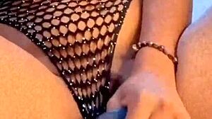 Enjoying tasty sitting with cum in mouth from lesbian partner.