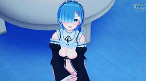 Is innocent Rem secretly a naughty maid in Re Zero fantasy?