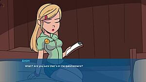 Welcome to Camp Pinewood with redhead and brunette