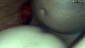 3some Action with My White Tranny Bitch and Big Black Cock in POV