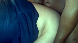 3some Action with My White Tranny Bitch and Big Black Cock in POV