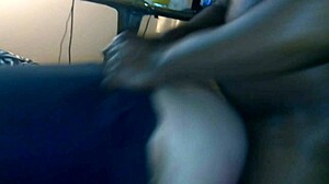 3some Action with My White Tranny Bitch and Big Black Cock in POV