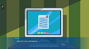 Welcome to Camp Pinewood with redhead and brunette