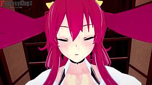 stella vermillion gets fucked pov in rakudai kishi no eiyuutan uniform